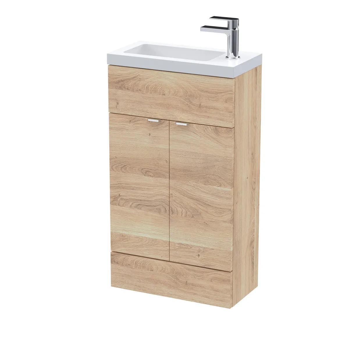 Fusion 400/500/600mm 1/2 Door Floor Standing Vanity Unit & Basin