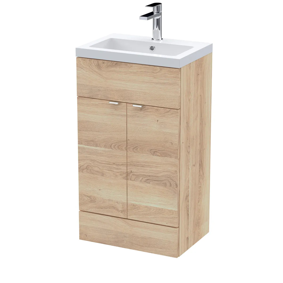 Fusion 500/600/800mm 2 Door Floor Standing Vanity Unit & Basin Full Depth