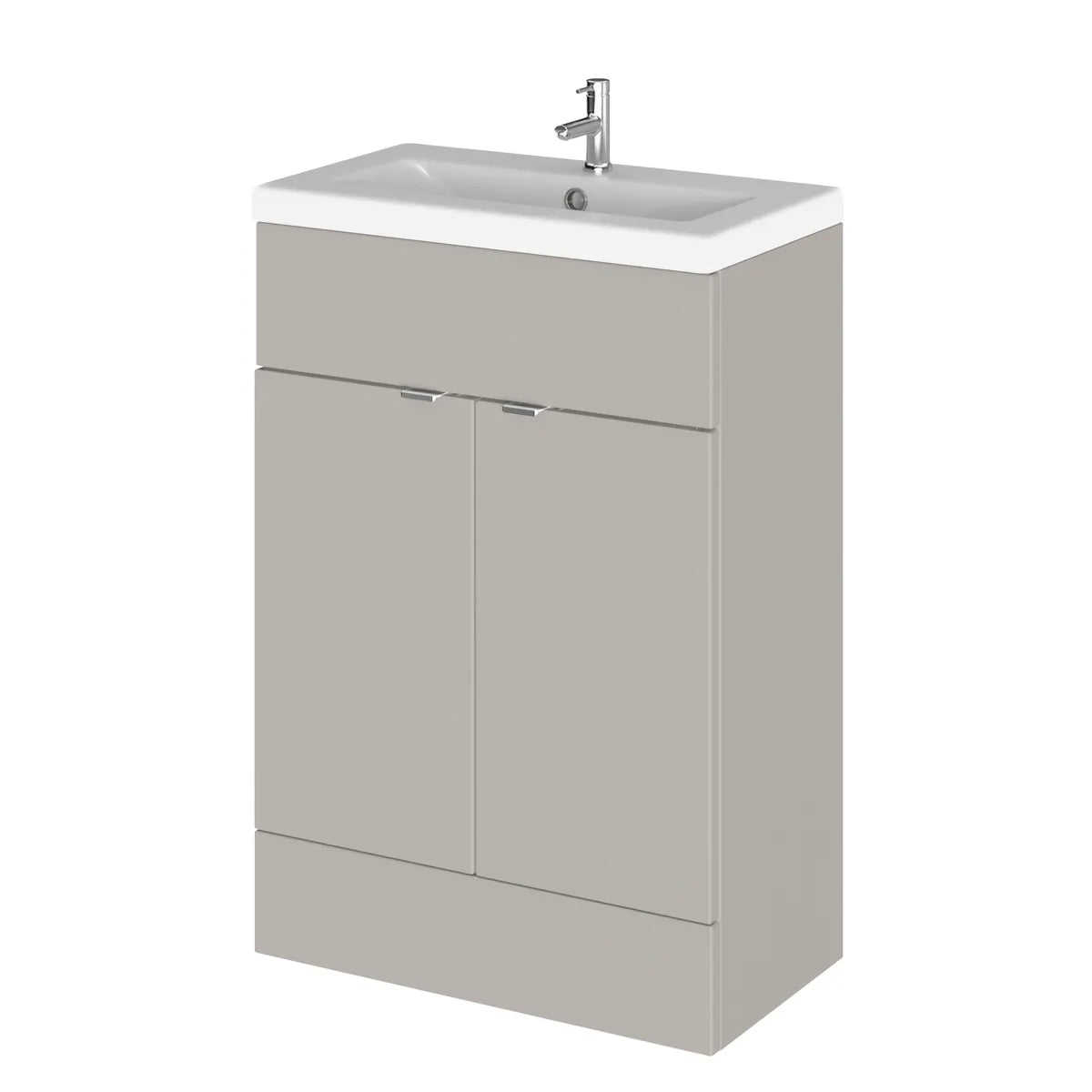 Fusion 500/600/800mm 2 Door Floor Standing Vanity Unit & Basin Full Depth