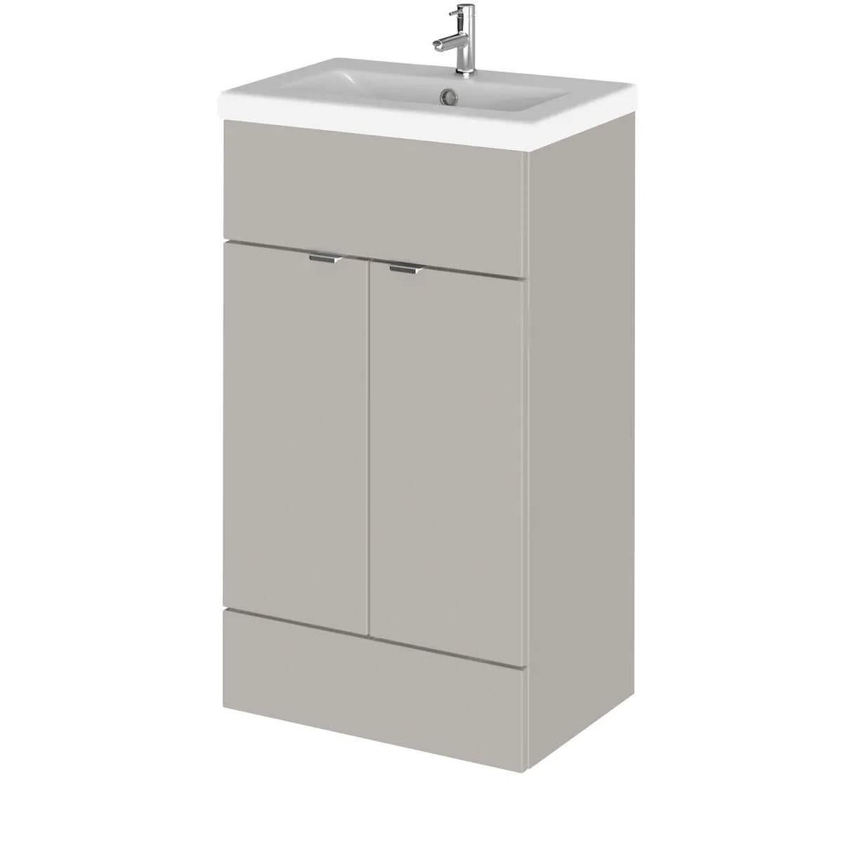Fusion 500/600/800mm 2 Door Floor Standing Vanity Unit & Basin Full Depth