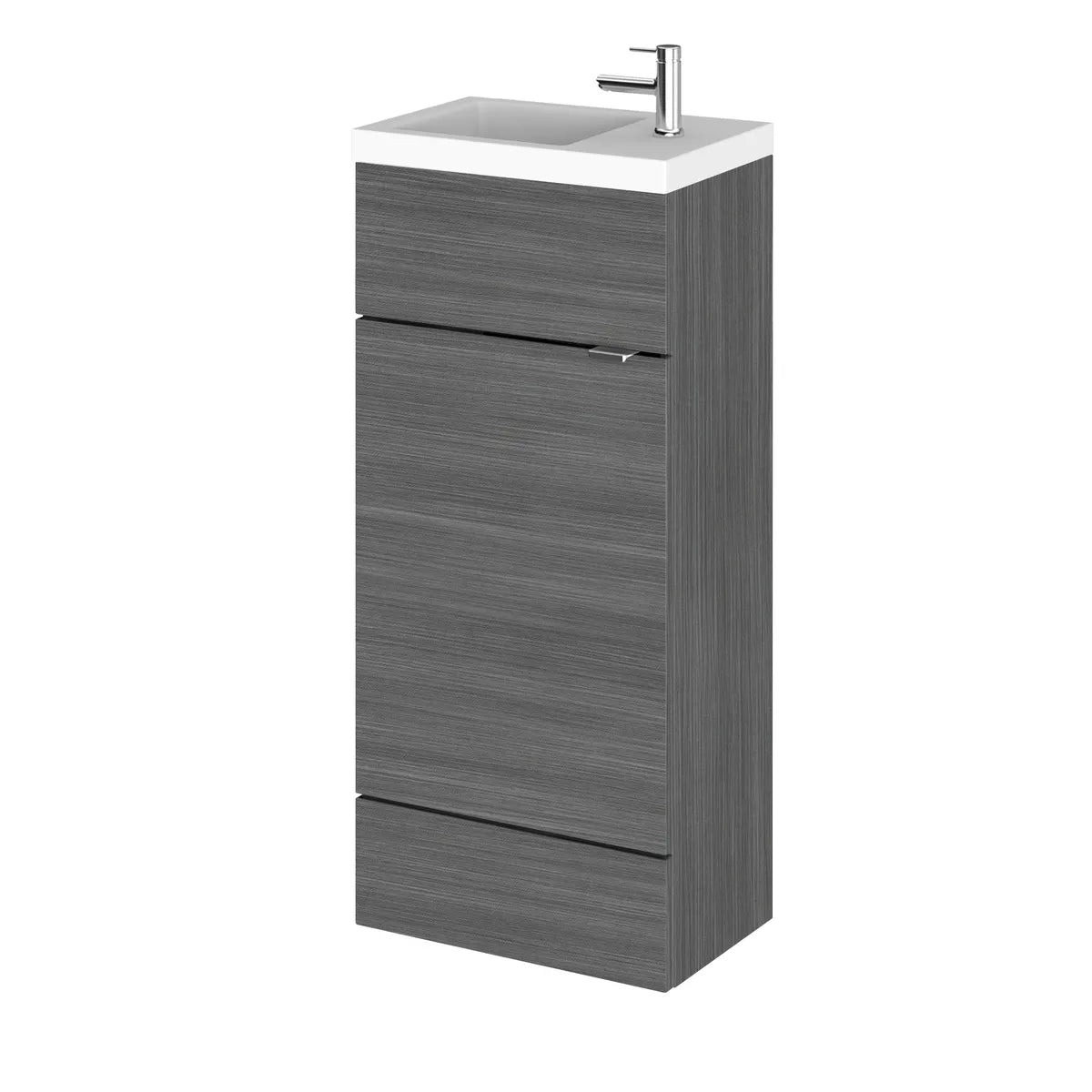 Fusion 400/500/600mm 1/2 Door Floor Standing Vanity Unit & Basin