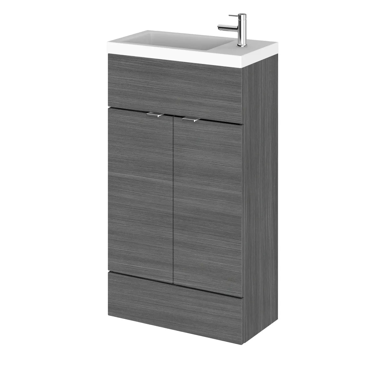 Fusion 400/500/600mm 1/2 Door Floor Standing Vanity Unit & Basin