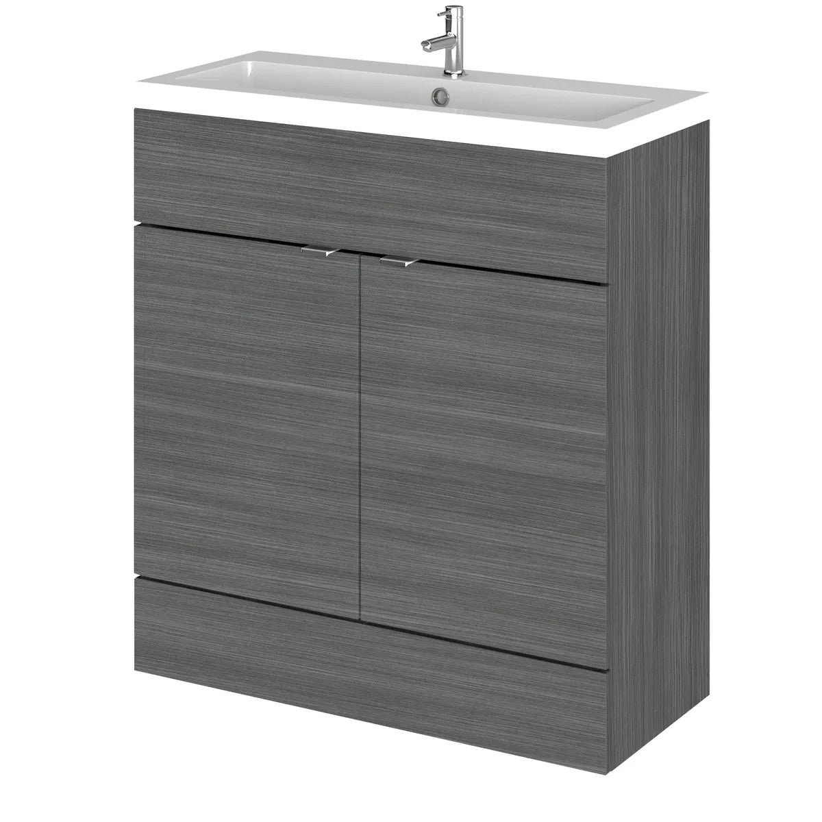 Fusion 500/600/800mm 2 Door Floor Standing Vanity Unit & Basin Full Depth