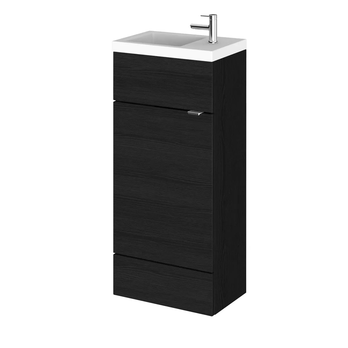 Fusion 400/500/600mm 1/2 Door Floor Standing Vanity Unit & Basin
