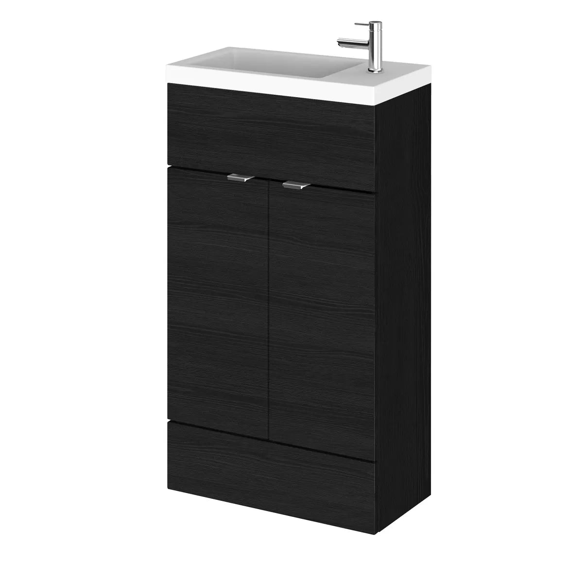 Fusion 400/500/600mm 1/2 Door Floor Standing Vanity Unit & Basin