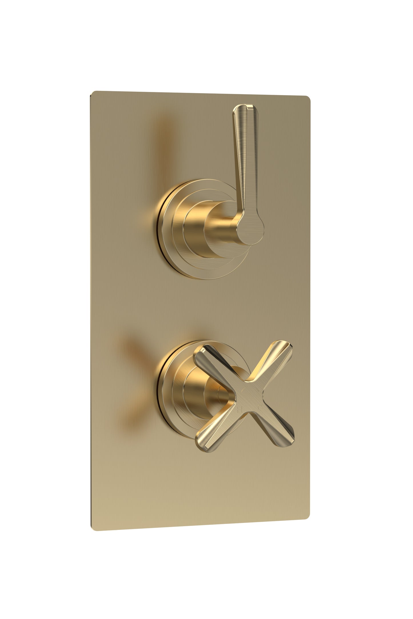 Aztec Brushed Brass Showers