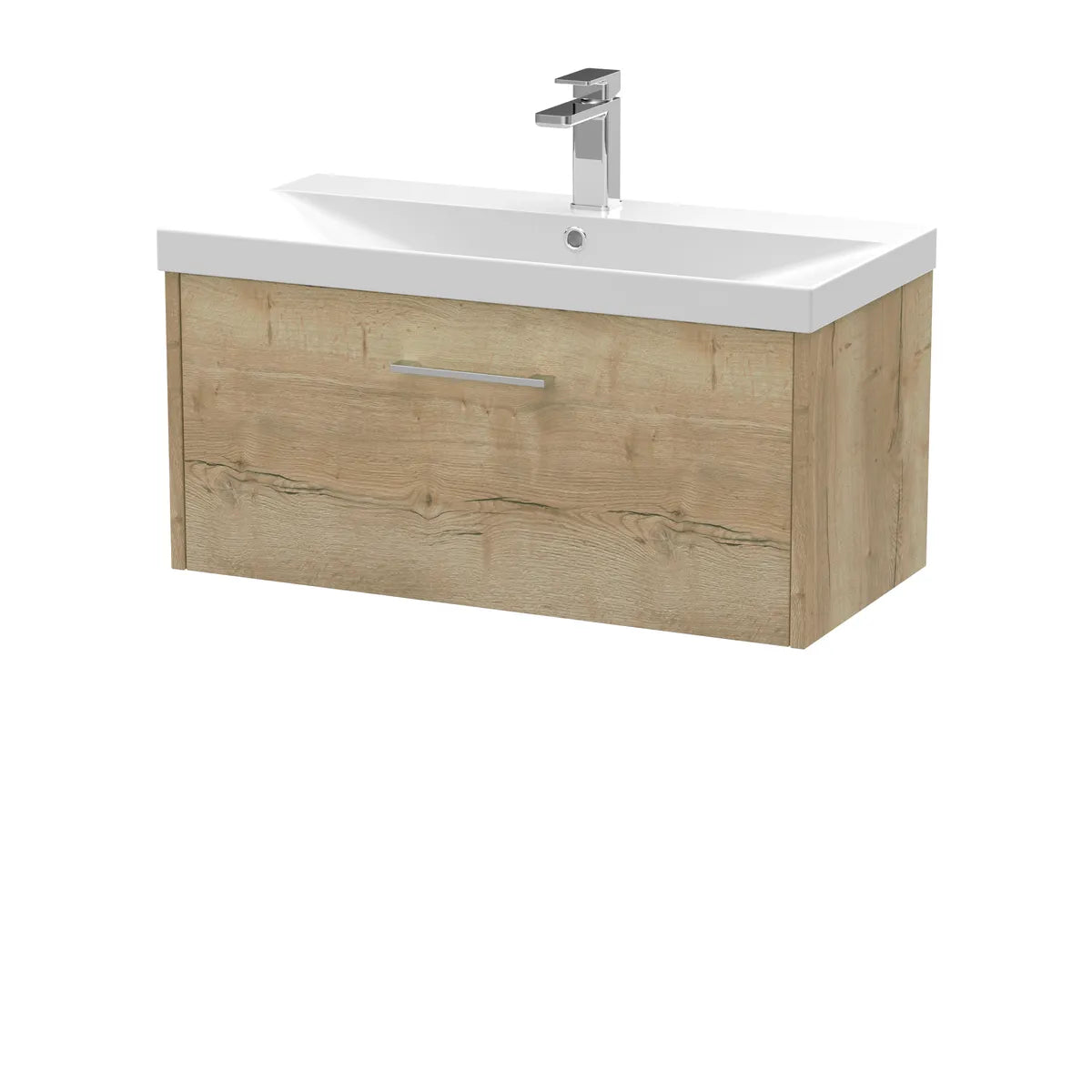 Juno 800mm 1/2 Drawer Wall Hung Vanity