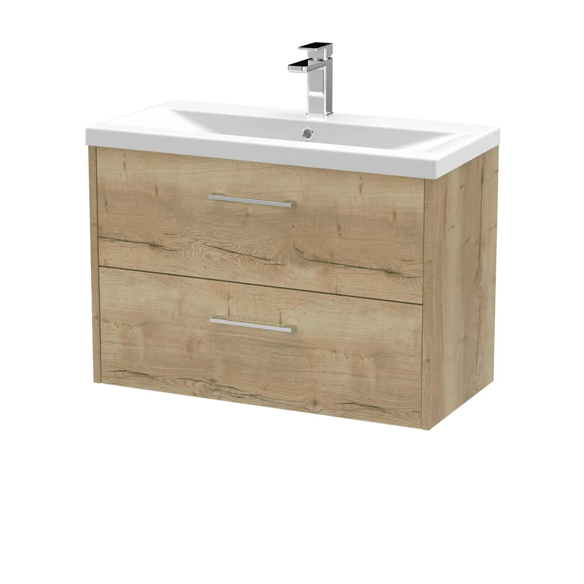 Juno 800mm 1/2 Drawer Wall Hung Vanity