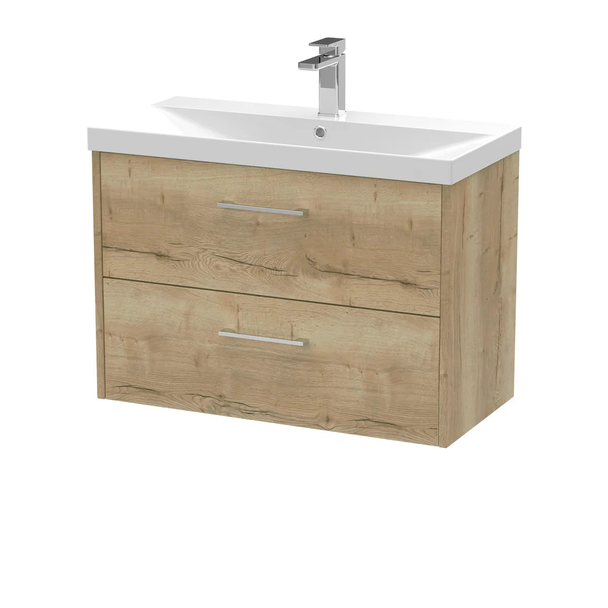 Juno 800mm 1/2 Drawer Wall Hung Vanity