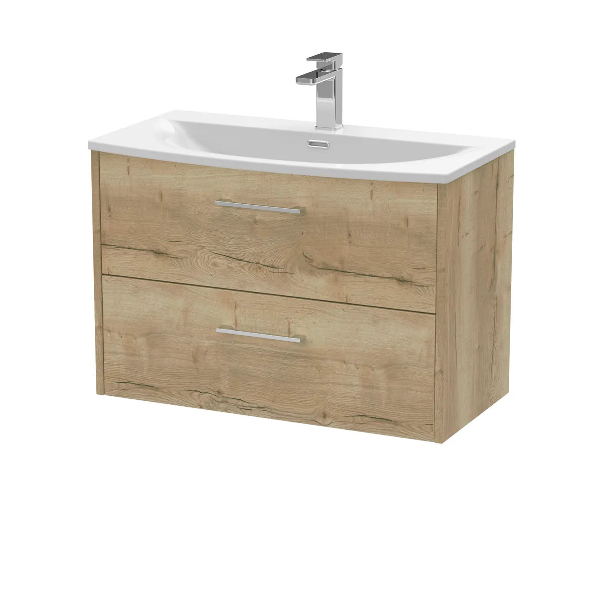 Juno 800mm 1/2 Drawer Wall Hung Vanity