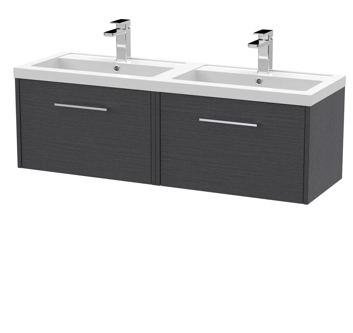 Juno 1200mm 2/4 Drawer Wall Hung Twin Vanity