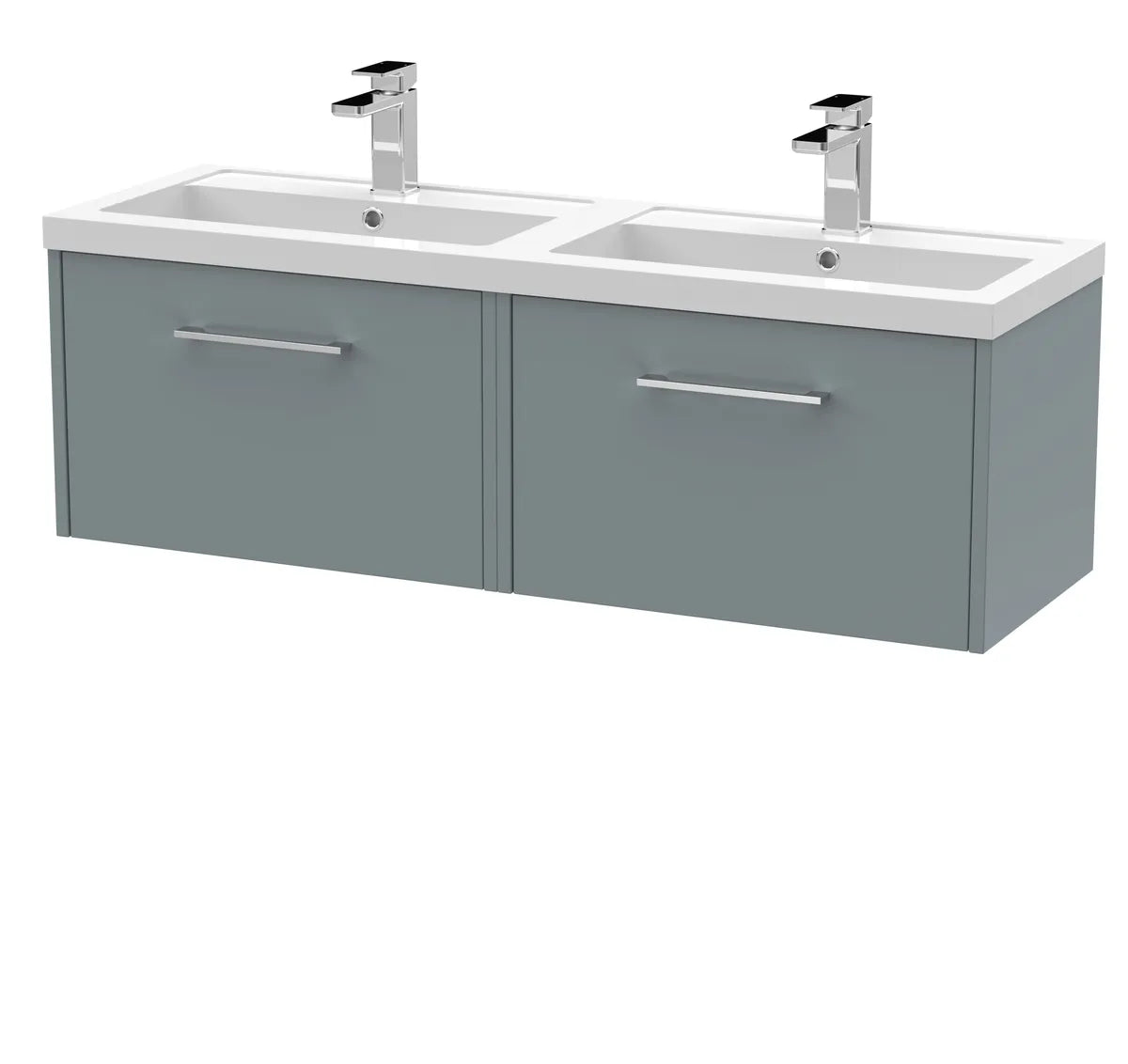 Juno 1200mm 2/4 Drawer Wall Hung Twin Vanity