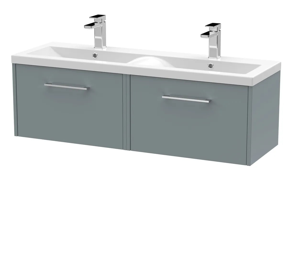Juno 1200mm 2/4 Drawer Wall Hung Twin Vanity