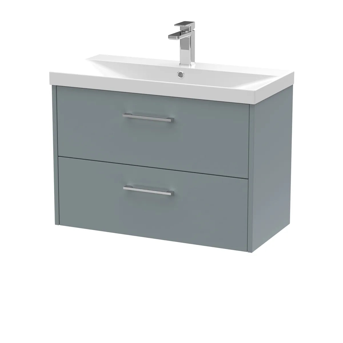Juno 800mm 1/2 Drawer Wall Hung Vanity