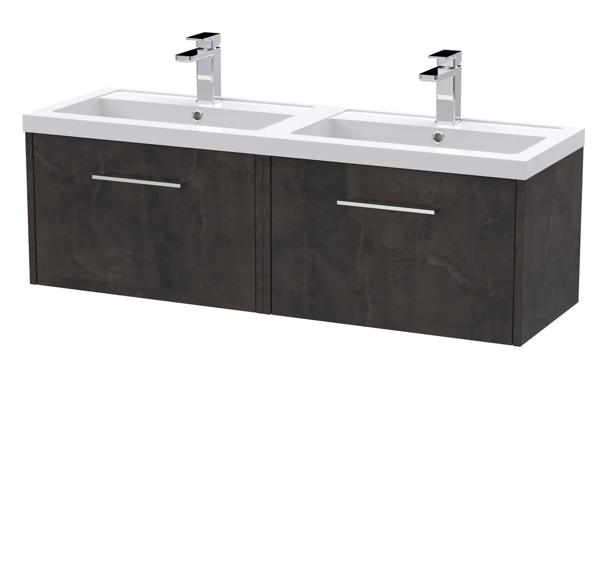 Juno 1200mm 2/4 Drawer Wall Hung Twin Vanity