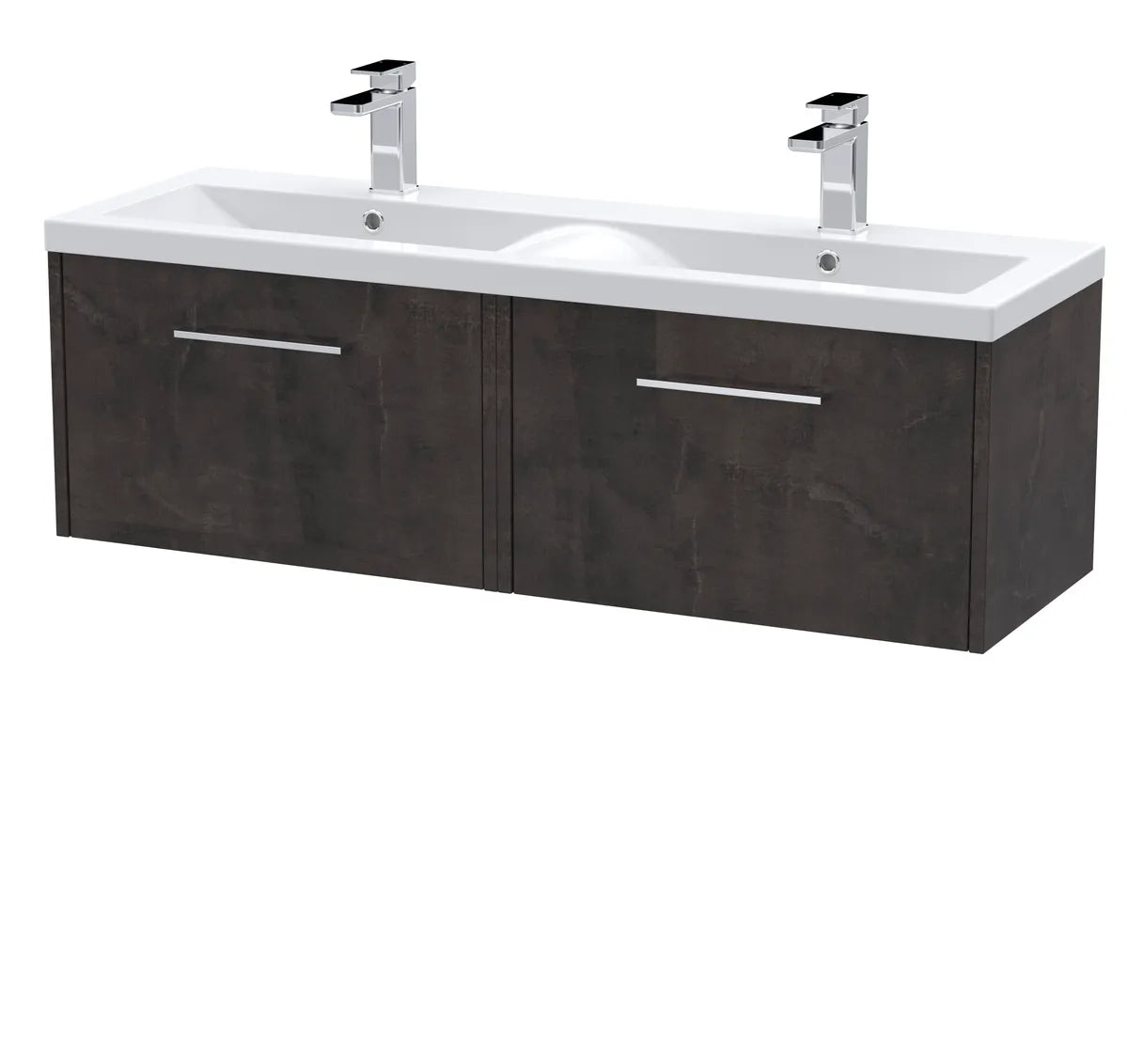 Juno 1200mm 2/4 Drawer Wall Hung Twin Vanity