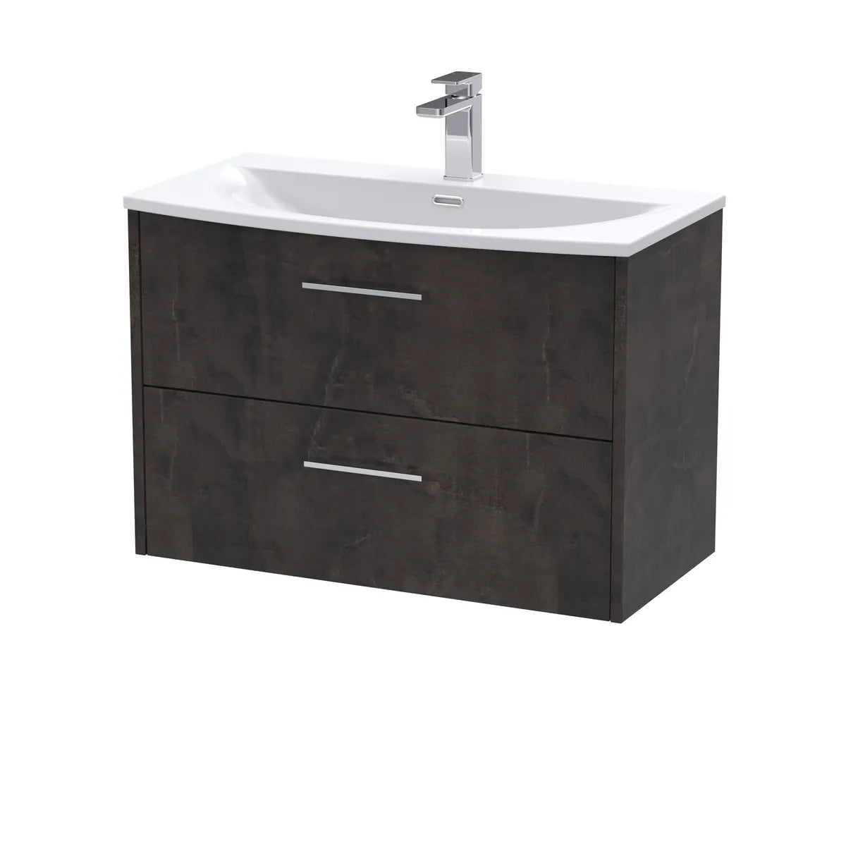 Juno 800mm 1/2 Drawer Wall Hung Vanity