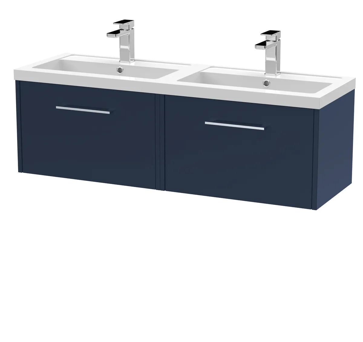 Juno 1200mm 2/4 Drawer Wall Hung Twin Vanity