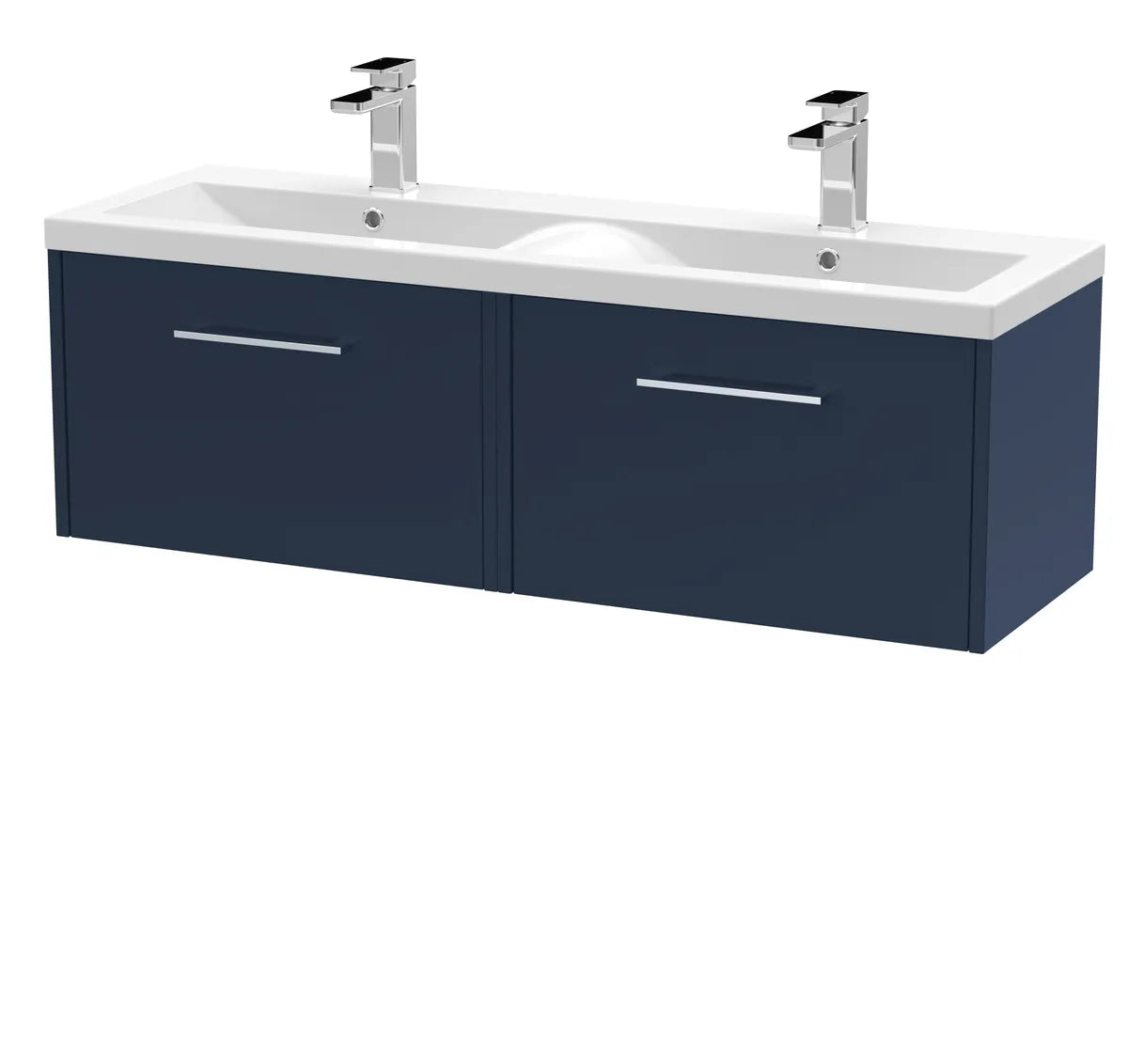 Juno 1200mm 2/4 Drawer Wall Hung Twin Vanity