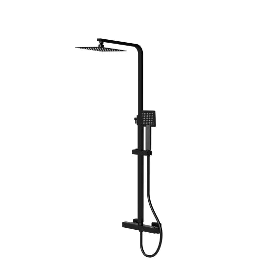 Nuie JTY488E Dual Square Black Shower