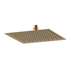 Windon Brushed Brass Square Showers