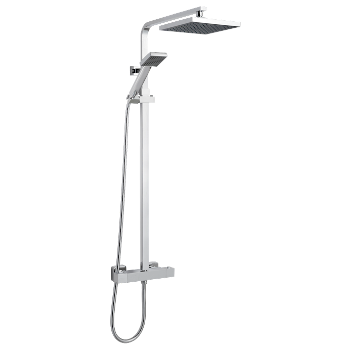 Nuie Thermostatic Bar Showers with Drencher