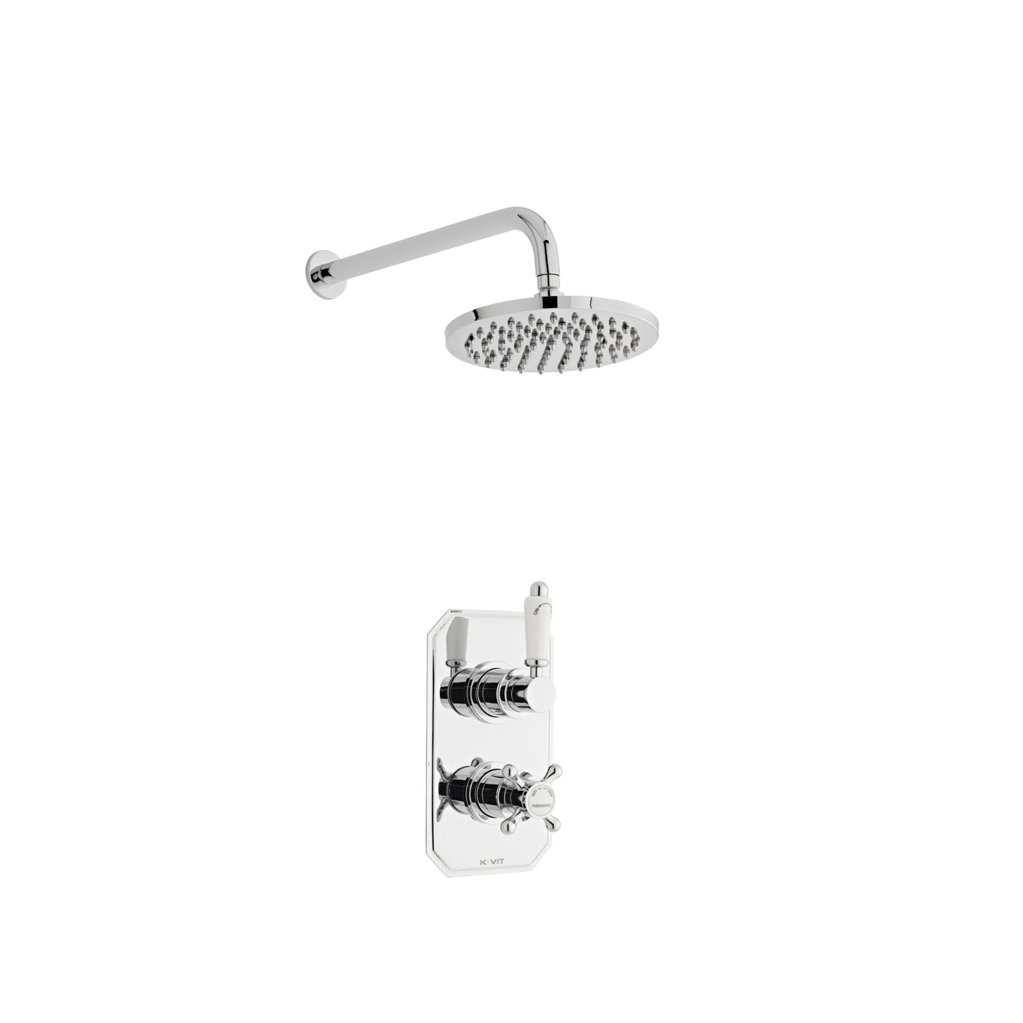 Viktory Option 2 Thermostatic Concealed Shower with Overhead Drencher