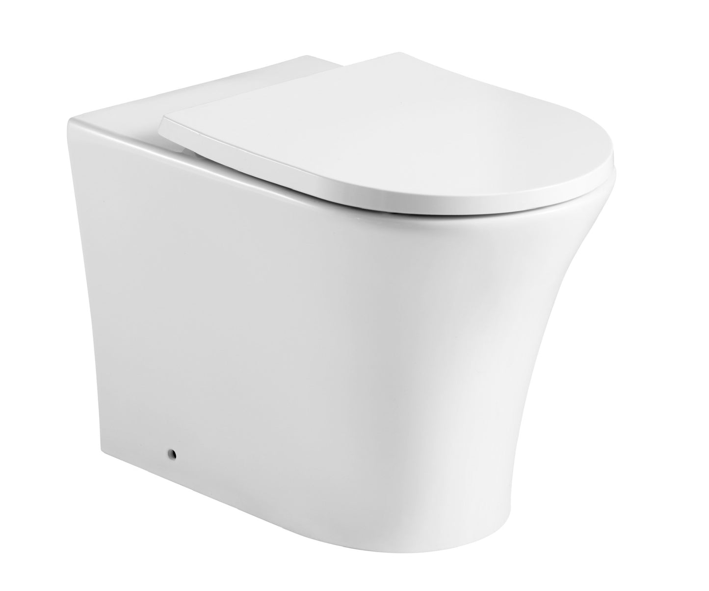 Kameo Rimless back to wall Pan and Soft Close Seat