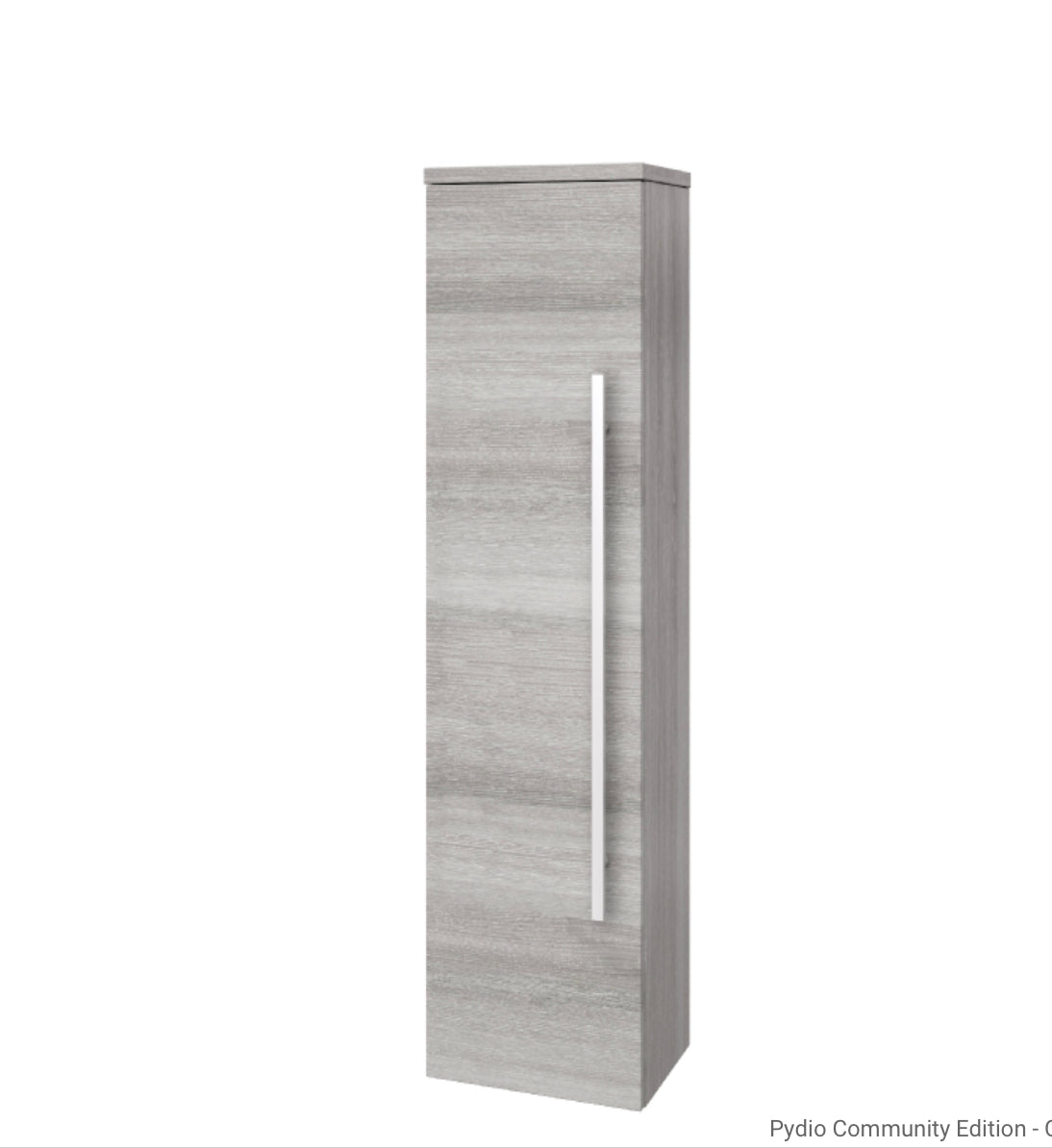 Purity Wall Mounted Side Unit - Purity Silver Oak