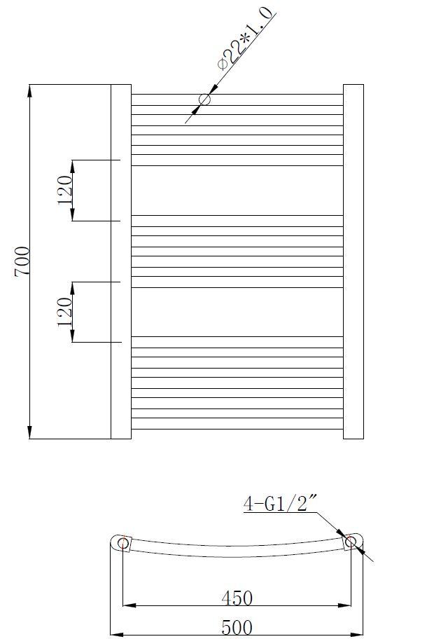 Curved Ladder Rail
