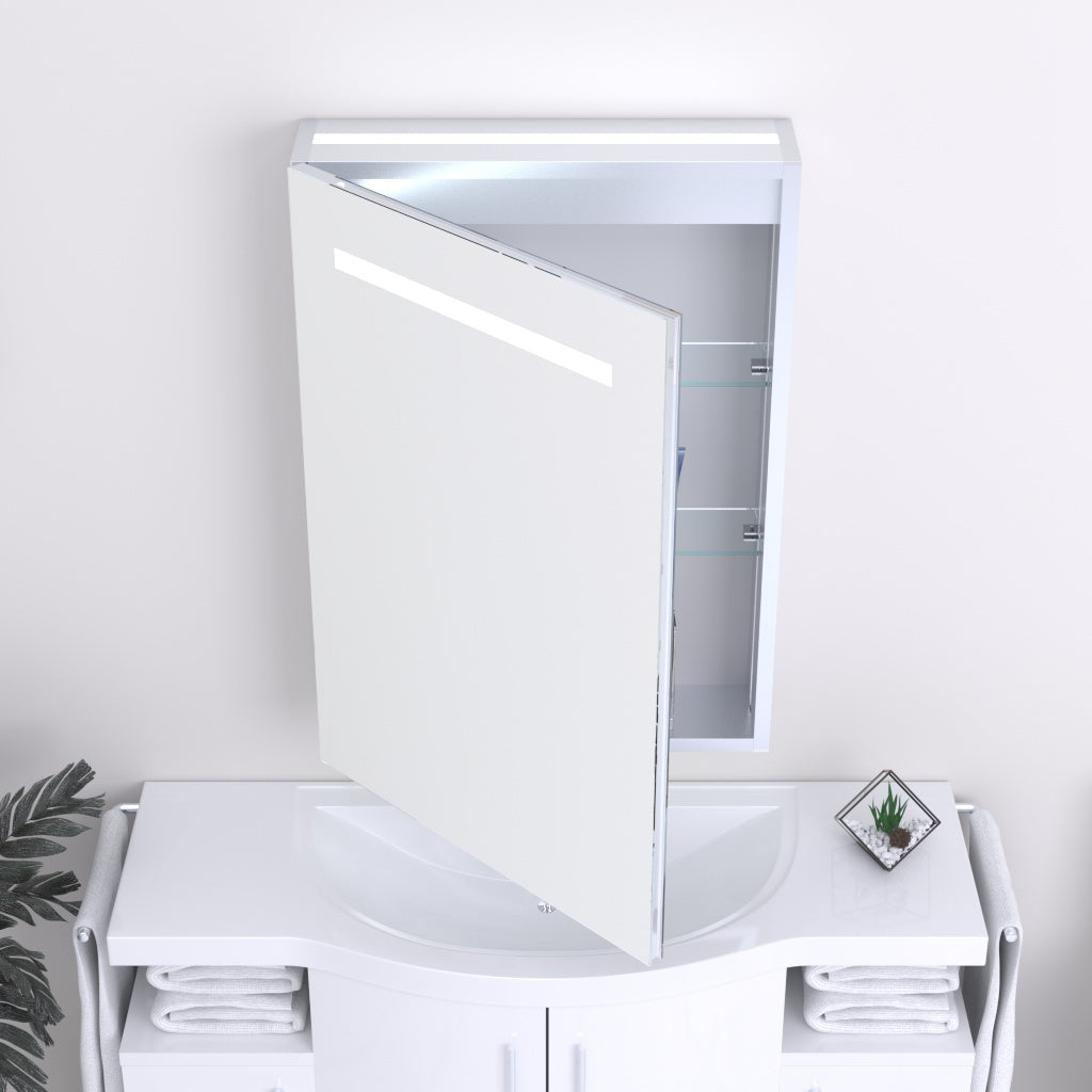 Prism 700x500mm LED Mirror Cabinet