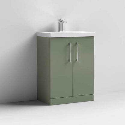 Arno 500/600mm 2 Door Floor Standing Basin Cabinet. Various Colours