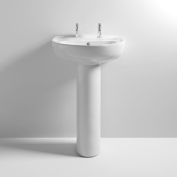 Melbourne 550mm Basin & Pedestal