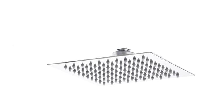 Square Stainless Steel Overhead Drencher Head