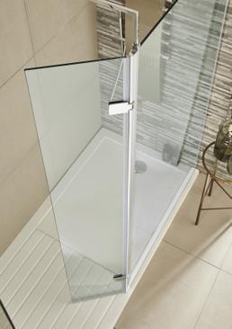 Nuie Chrome Wetroom Screens