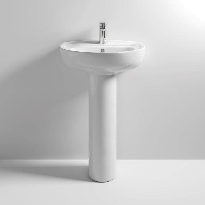 Melbourne 550mm Basin & Pedestal