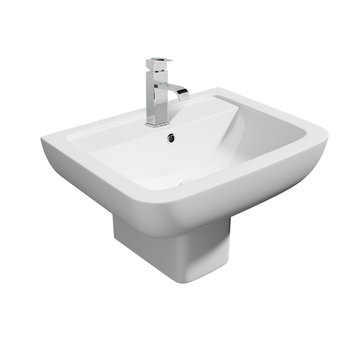 Options 600 Basin & Semi Pedestal