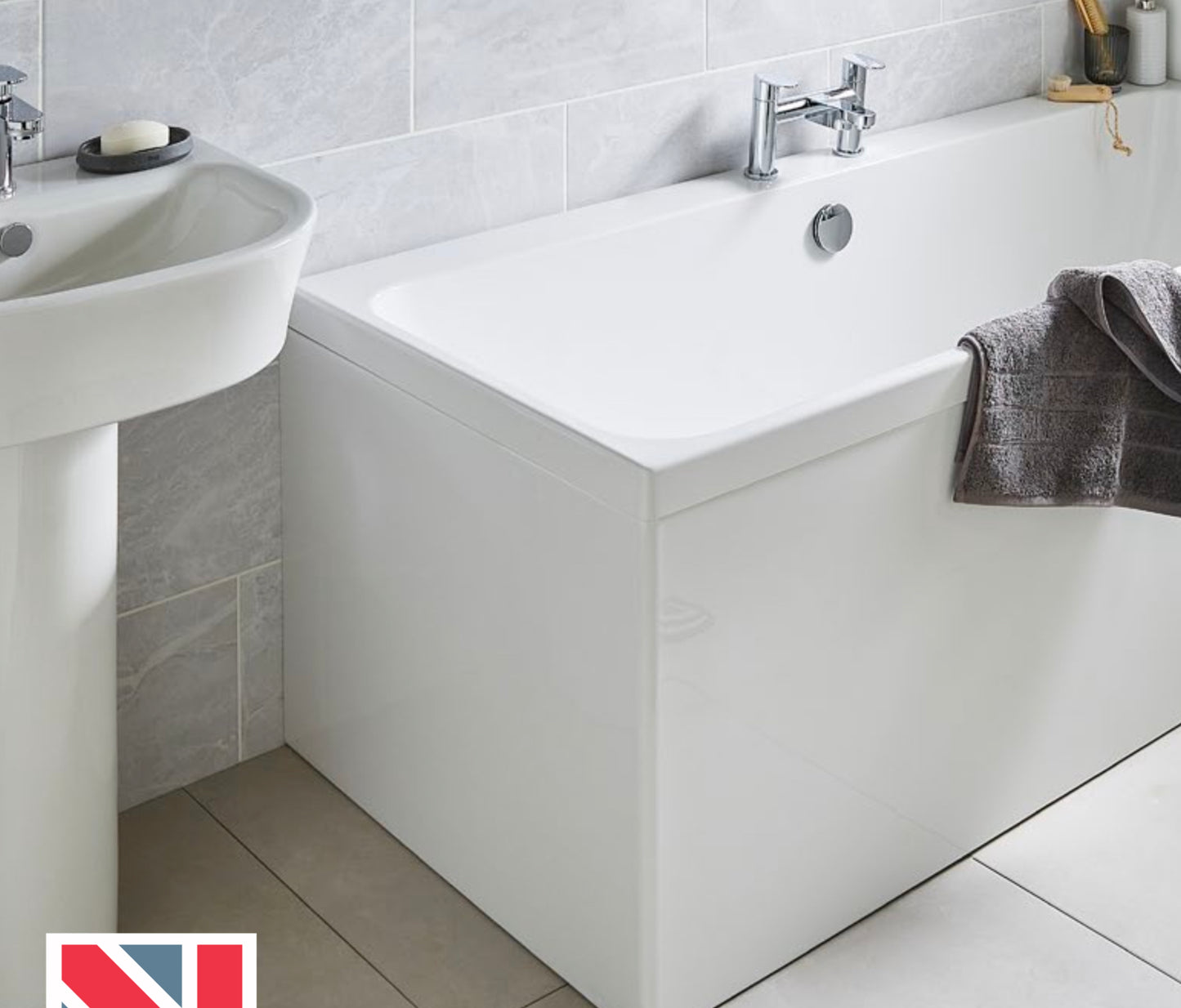 Refine Single Ended Bath various sizes includes Legs