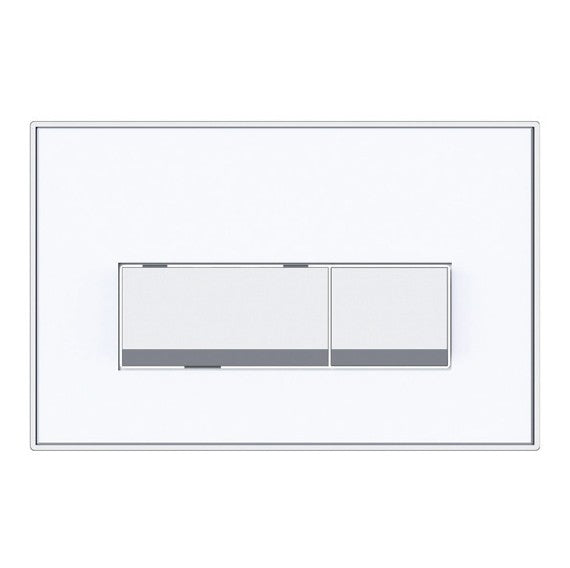 K Vit Keytech Flush Plate Chrome, Black or White for wall hung frame