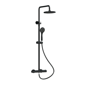 Arvan Black Round Showers