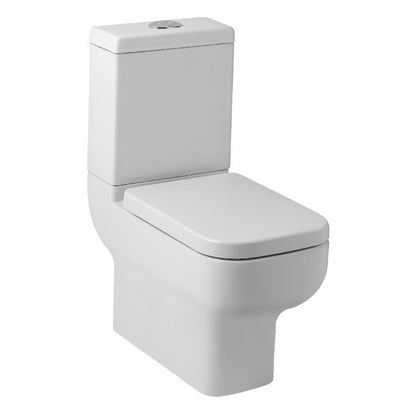Options 600 Rimless Fully Back To Wall WC Pan with  Cistern & Soft Close Seat