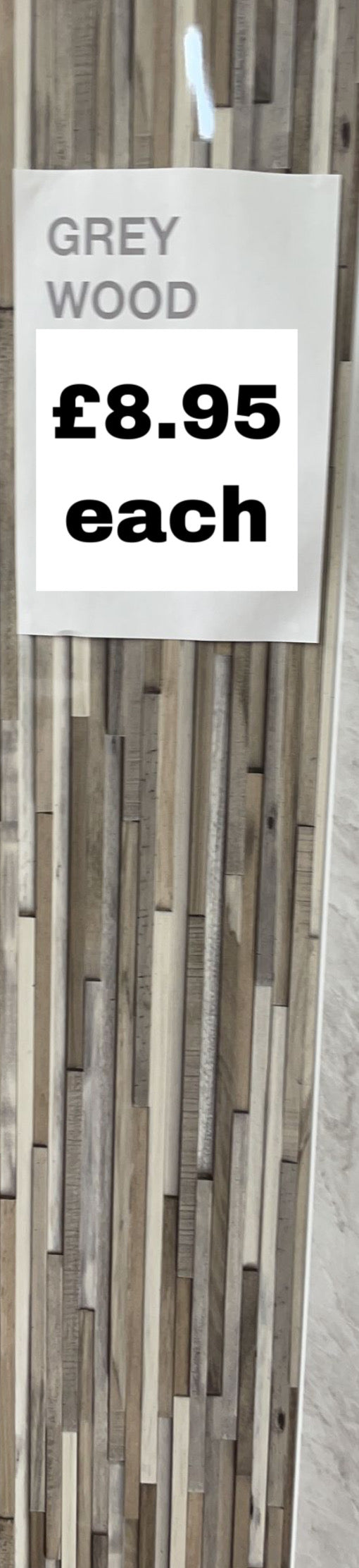 Grey Wood Cladding 2950 x 250 x 8mm