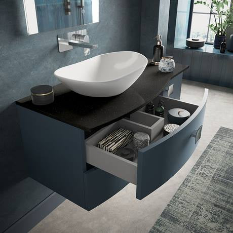 Sarenna 1000mm Wall Hung with Marble Worktop