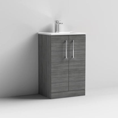 Arno 500/600mm 2 Door Floor Standing Basin Cabinet. Various Colours
