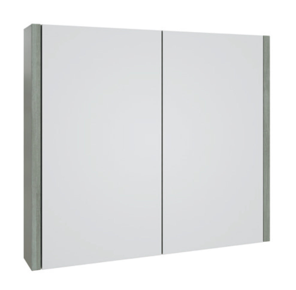 800mm Mirror Cabinet - Purity Silver Oak