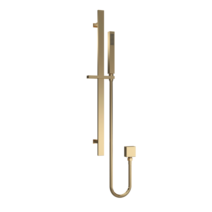 Windon Brushed Brass Square Showers