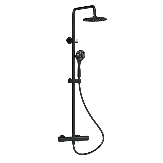 Nuie Thermostatic Bar Showers with Drencher