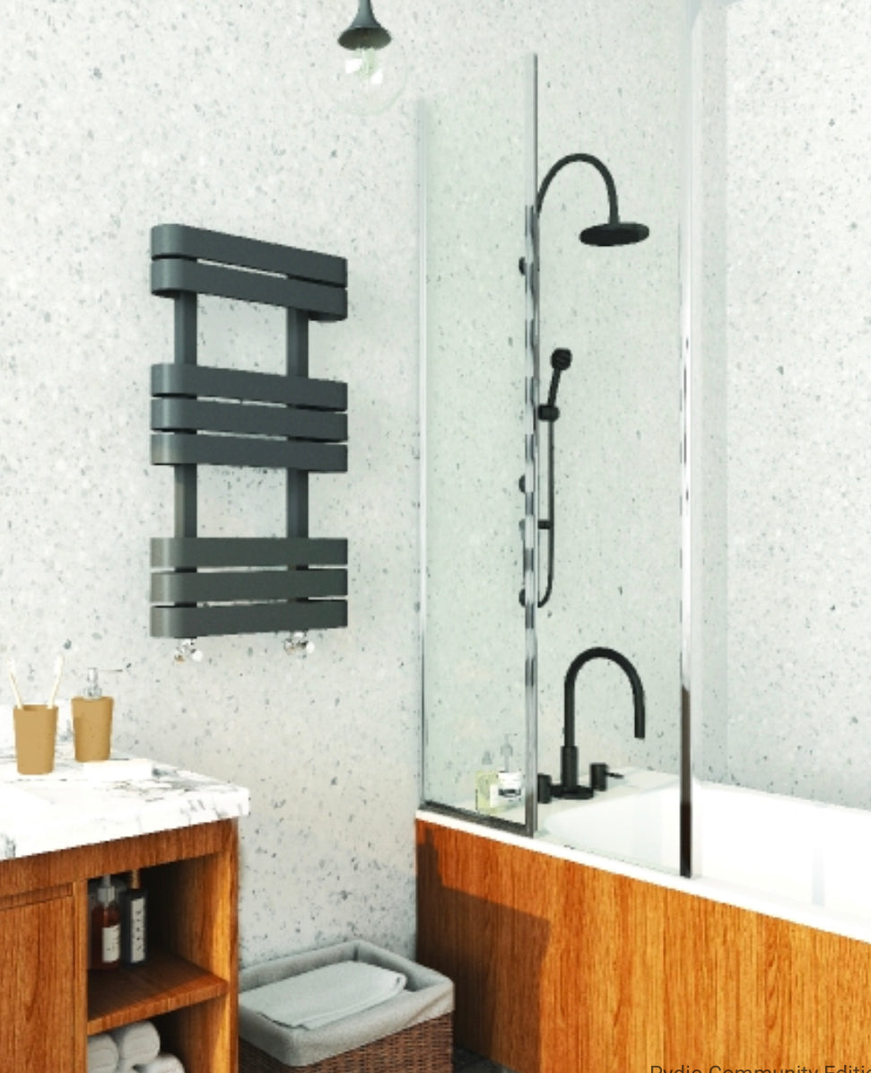 Tampa Anthracite Towel Rail