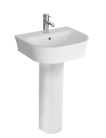 Eclipse Round 550mm Compact Basin & Full Pedestal