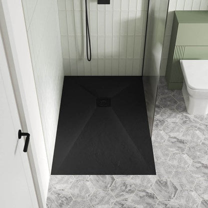 Square Slate Effect Shower Trays